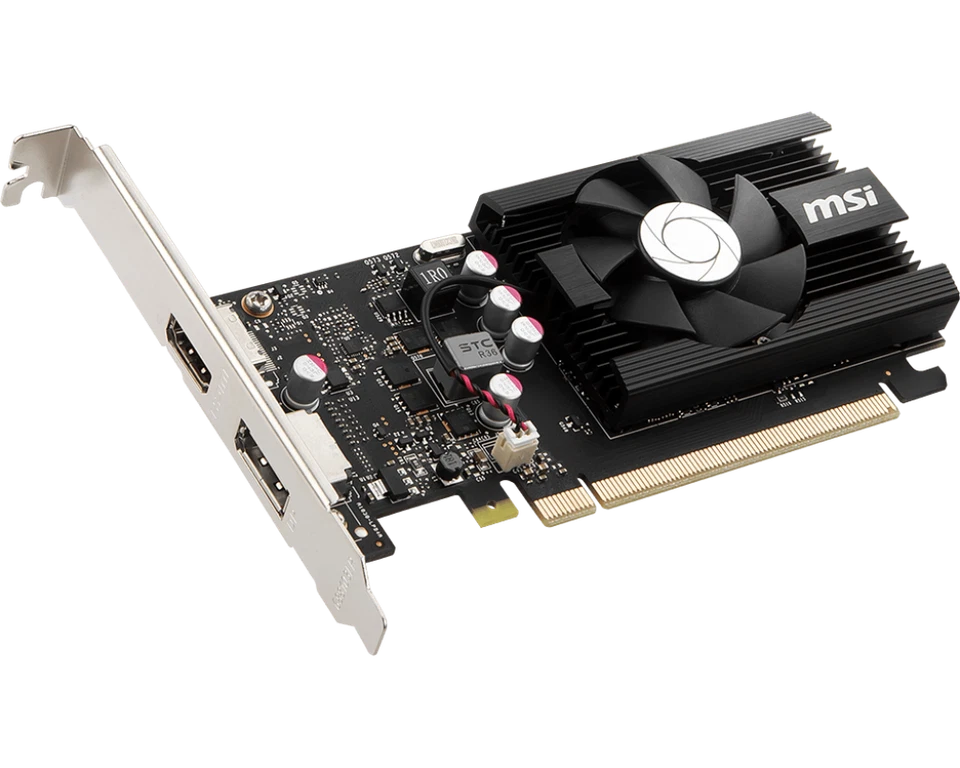 MSI GeForce GT 1030 4GD4 LP OC G103044PC 4GB DDR4 PCI Express 3.0 Graphics card - Image 3 of 4