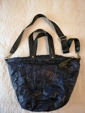 Borsa Pennyblack viola e nera crossbody o Handbag come NUOVA