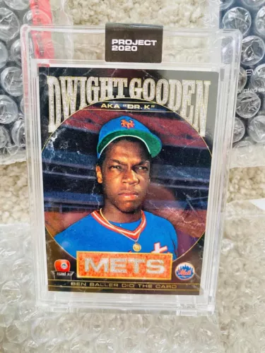 2020 Topps Project 2020 Dwight Gooden #86 Ben Baller 1985 Topps In Hand W/ Box