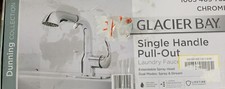Glacier Bay Dunning Single-Handle Pull-Out Laundry Faucet 100540974732 Chrome Ne