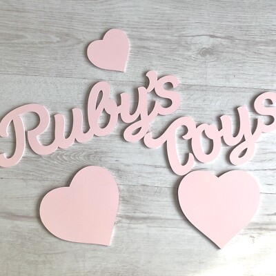 childrens toy box with name