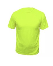 Hi Vis T Shirts NWT Size XL Safety Neon Yellow Short Sleeve Free Shipping