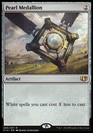 MTG Magic the Gathering Pearl Medallion (260/373) Commander 2014 LP - Picture 1 of 1