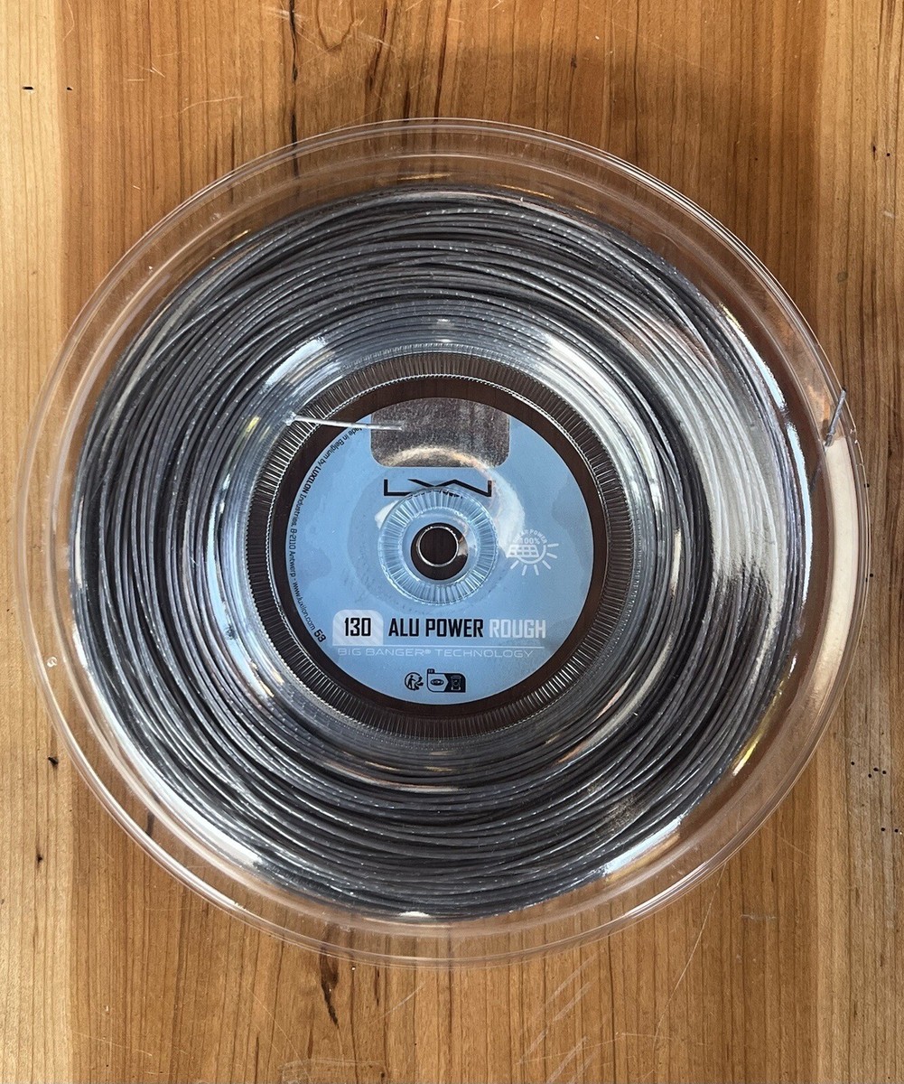 New Luxilon ALU Power Rough 130 Reel 16 (1.30mm Tennis String