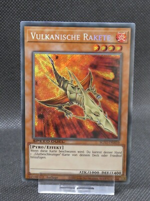 YUGIOH! Vulkanische Rakete SGX1 DEH10/ Near Mint/ Deutsch/ Secret Rare/ 1. ED