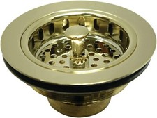 Kingston Brass KBS100 Made To Match 3-1/2" Basket Strainer - Brass