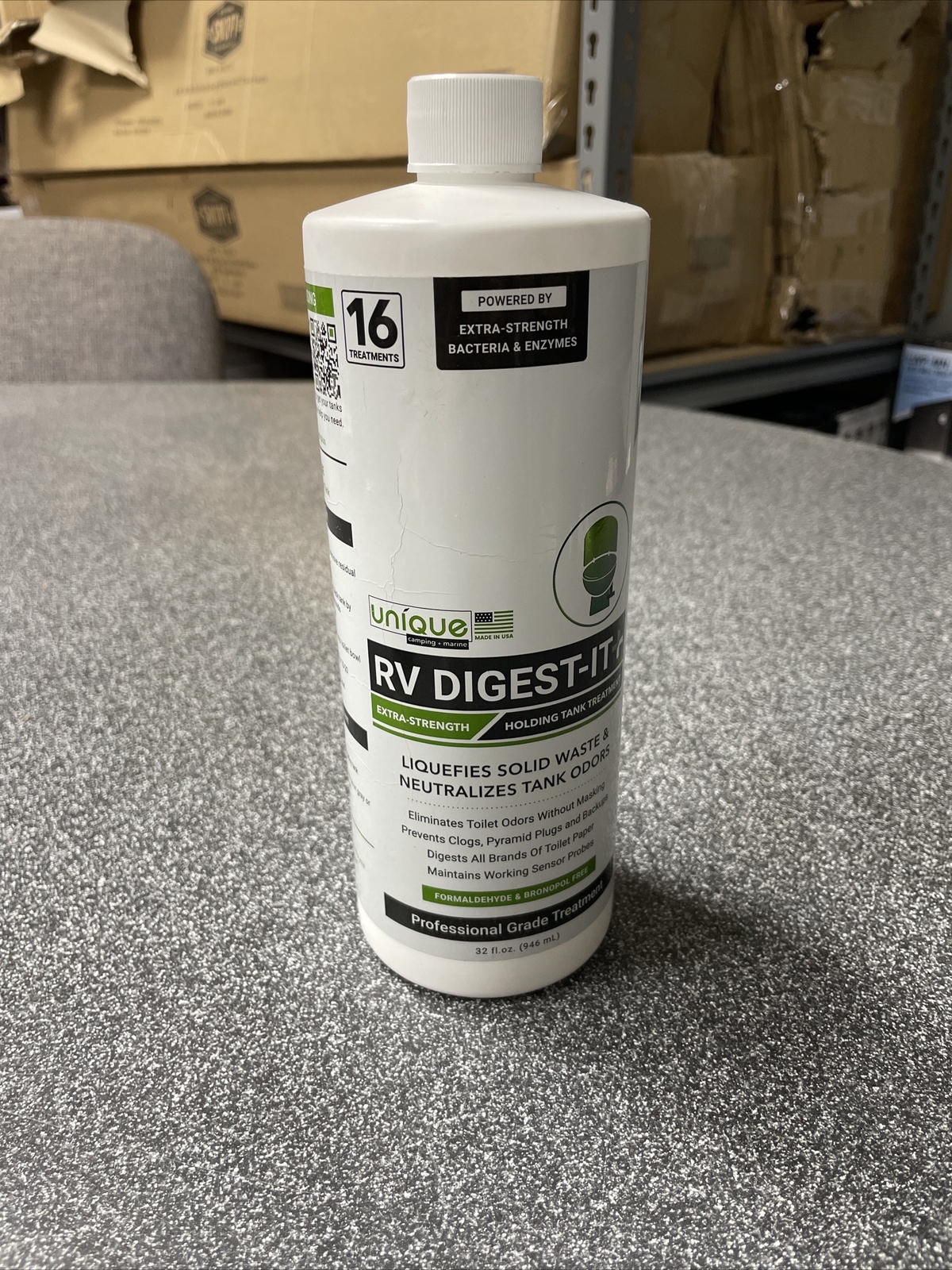 Unique RV DigestIt Holding Tank Treatment Liquid 16 Treatments, 32