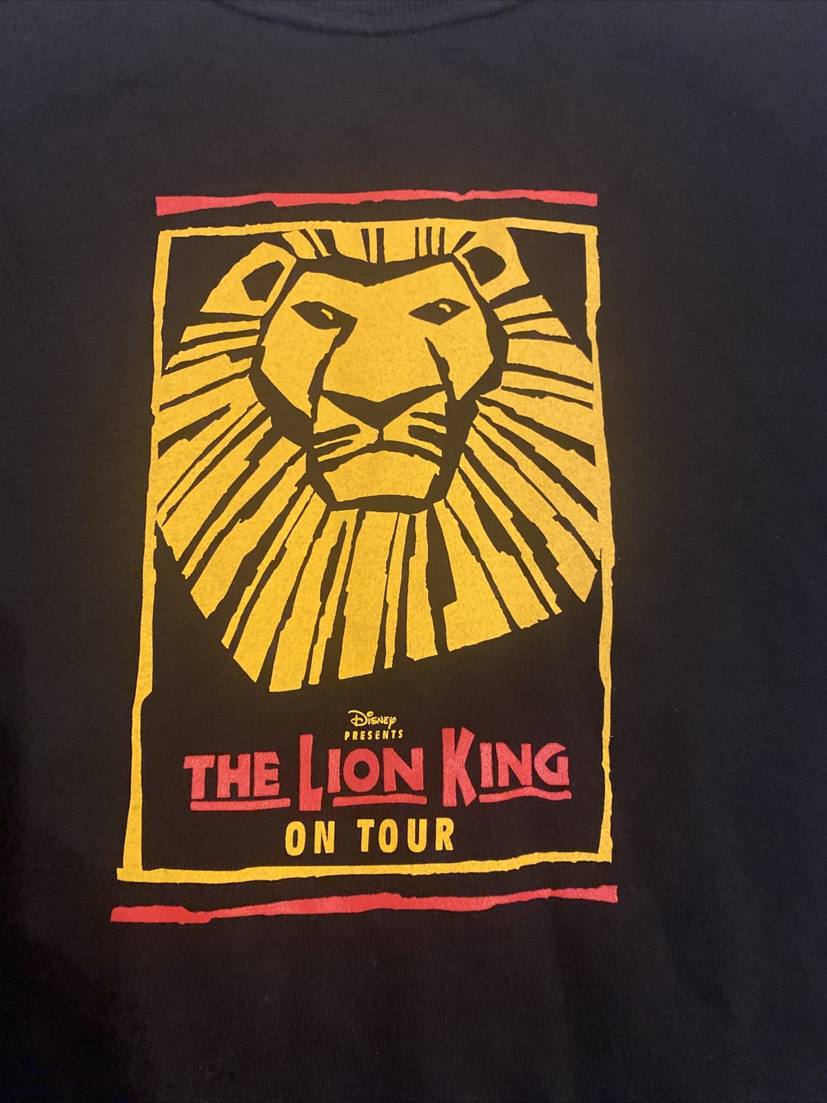 Disney The Lion King On Tour The Broadway Musical Black Sweatshirt