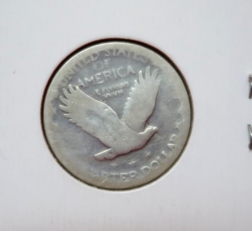 c1927 Standing Liberty Quarter - Picture 2 of 2
