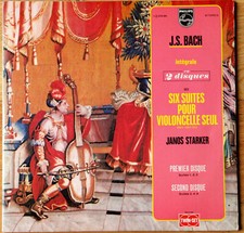 Philips 6755 004 BACH Complete Cello Suites JANOS STARKER 2 x LP MINT