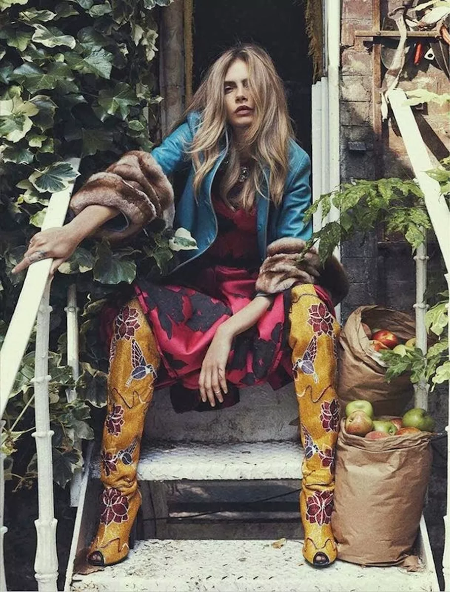 Bohemian top hummingbird boots
