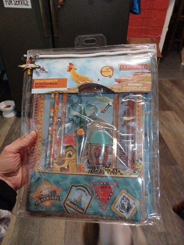 Disney Store School Supply Kit The Lion Guard ~ 10 Piece Set Brand New!