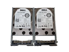 LOT OF 2 Dell 96G91 600GB 2.5" 6Gb/s SAS Server Hard Drive WD6001BKHG with Tray