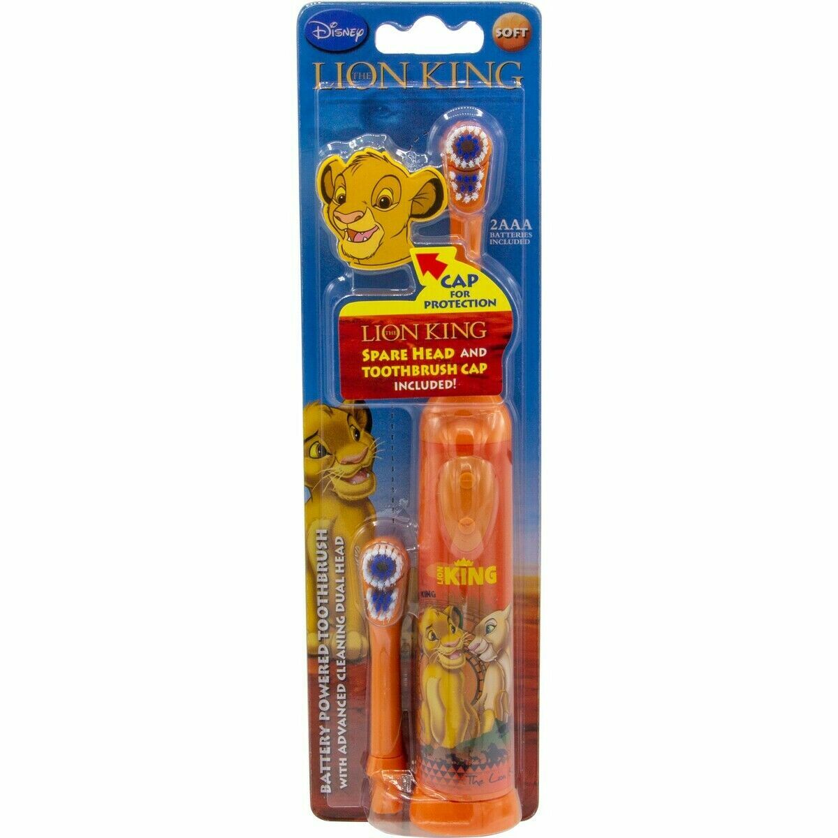 Disney Kids Lion King Battery Powered Toothbrush eBay
