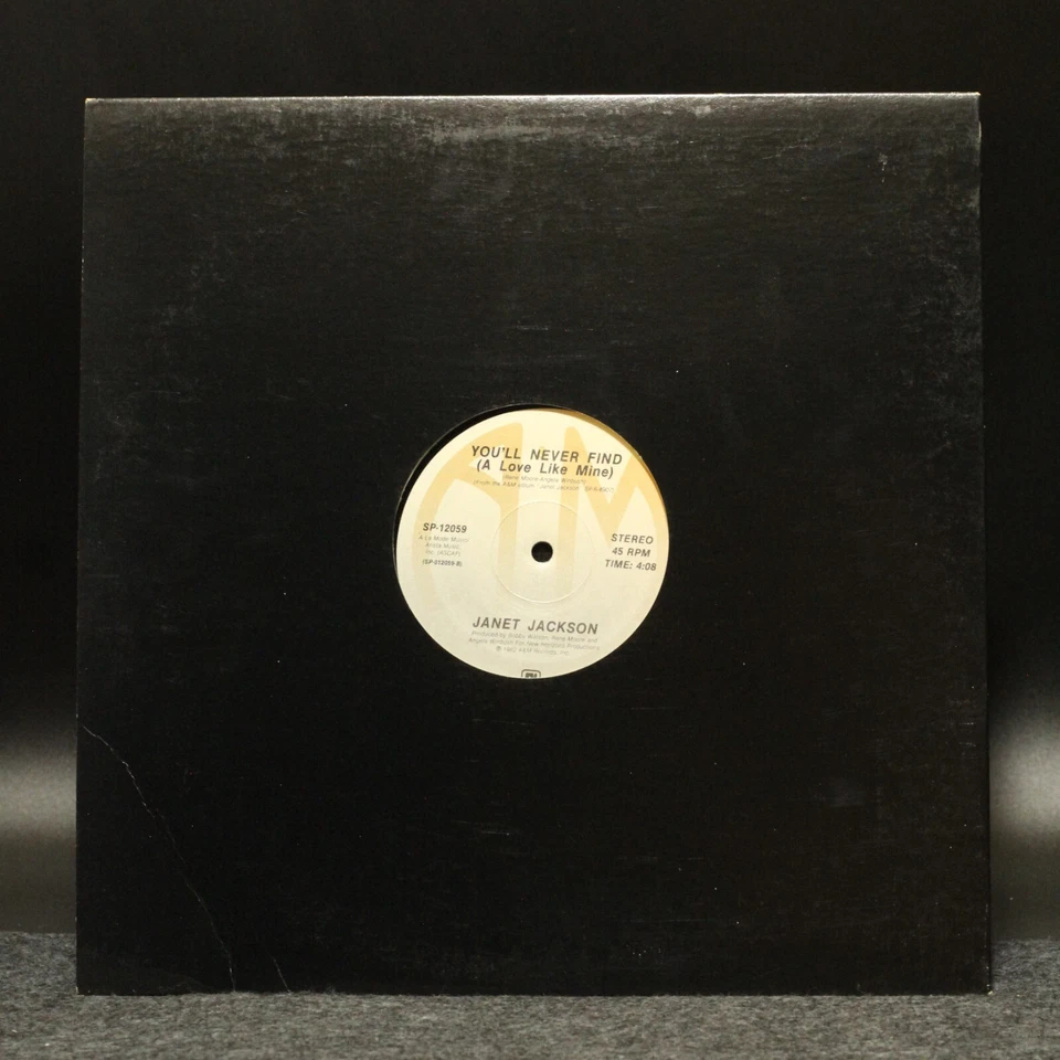 Janet Jackson Say You Do 12 Single Dance Remix A&M You'll Never Find '82 EX+ Foto 4 de 4