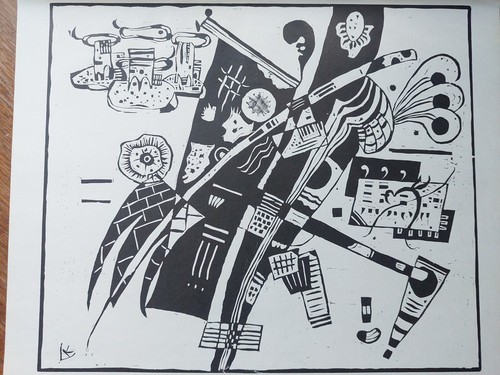 Wassily KANDINSKY Original woodcut 1935, produced in 1966 - Picture 9 of 11