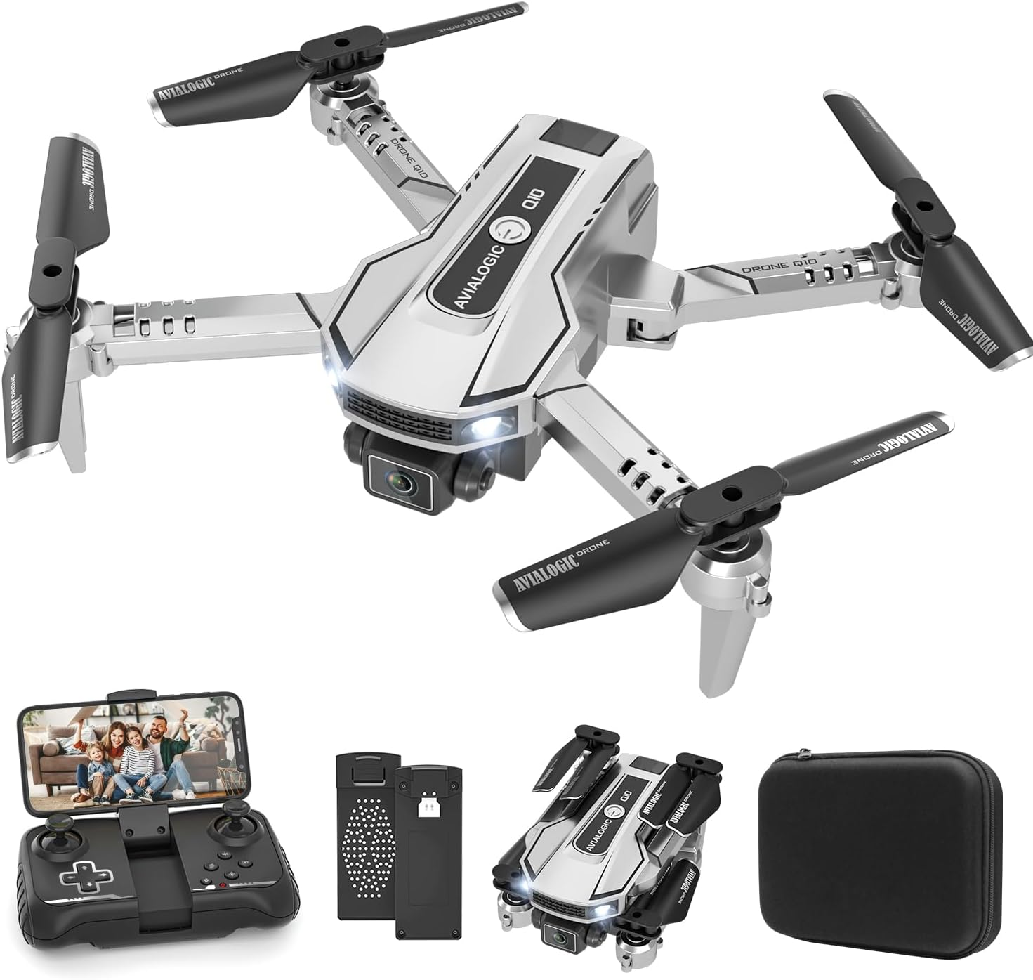 1080P HD Live Video Camera Drone with Toys for Kids-image
