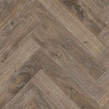 Berry Alloc - 8mm Chateau Herringbone Laminate Floor - Java Brown - 16.32m2