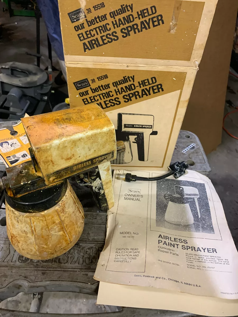 Sears airless cheap paint sprayer