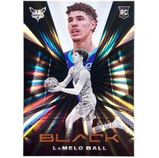 2020-21 Panini Black #78 LaMelo Ball RC Rainbow Spokes SP Copper rookie card /25