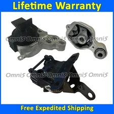 K4097 Motor & Transmission Mount Set 3pc For 2013-2018 Mazda CX-5 2.0L AWD AUTO