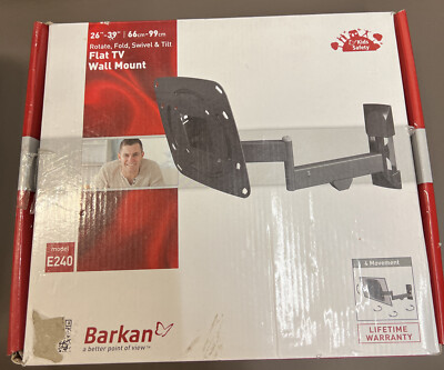 BARKAN E240 Flat Tv Monitor Wall Mount 26''-39'' Rotate Fold Swivel Tilt Tv Mount