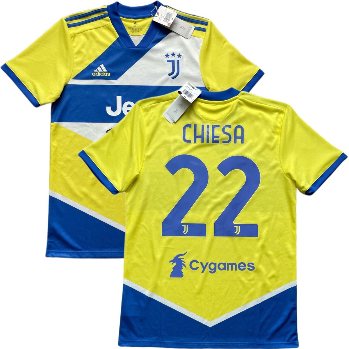 2021/22 Juventus Third Jersey #22 Chiesa Medium Adidas Soccer