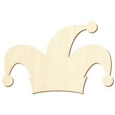 Holz Narrenkappe - Deko Basteln 5-50cm
