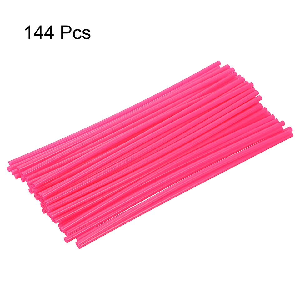 Cubiertas de radios 144 piezas 0,2" Dirt Bike rueda radios envolturas rosa Foto 3 de 4