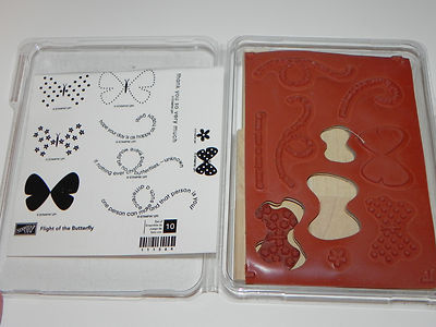Stampin Up Flight of the Butterfly Stamp Set of 10 (7 Stamps New - 3 ...