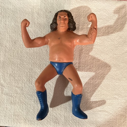 LJN Andre The Giant WWF Figure Long Hair Vintage W...