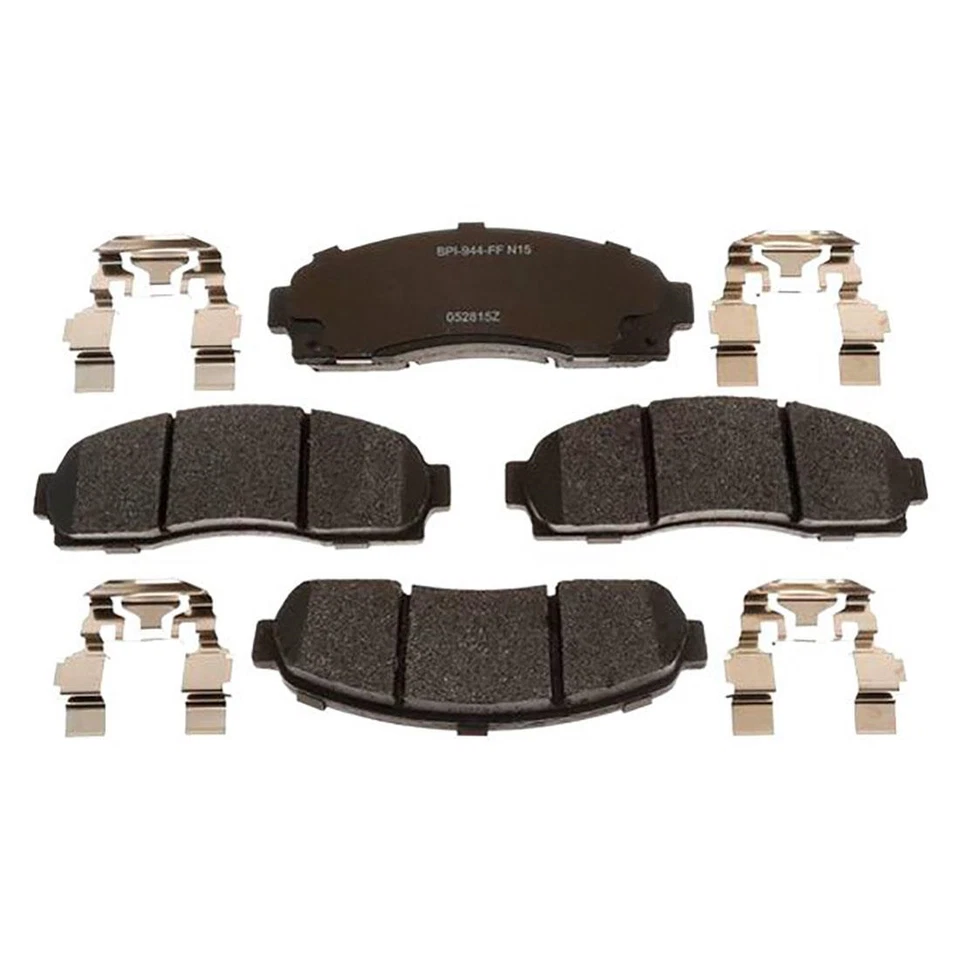 Juego de pastillas de freno delanteras traseras metálicas zapatas de freno para 2003 2004-2010 Mazda B2300 Foto 3 de 4