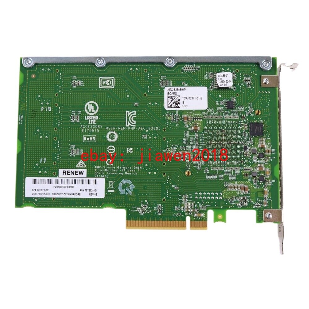 HPE 876907-001 AEC-83605 ProLiant DL380 Gen9 12GB SAS Express