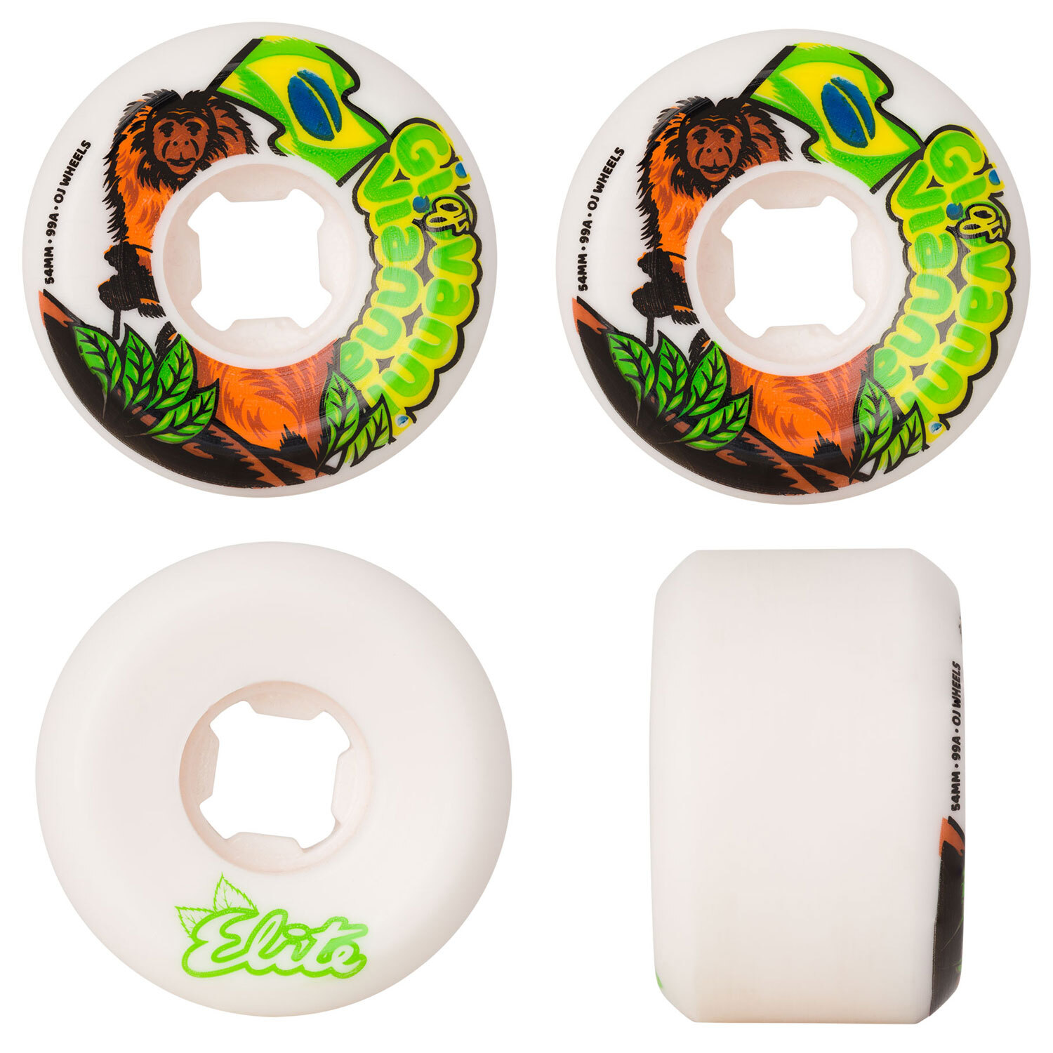 Wheels 54mm Vianna Tamtam Elite Hardline 99a