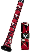 VULCAN ADVANCED POLYMER BAT GRIPS - LIGHT 1.00 MM - RED FLASH