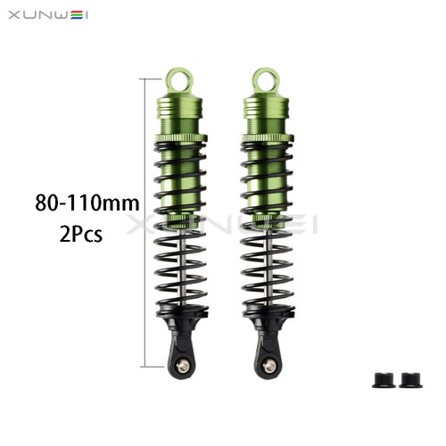 2pcs 80-110mm 90-130mm Oil Shock Absorbe For RC 1/8th Truck HSP Himoto Redcat - Picture 13 of 16