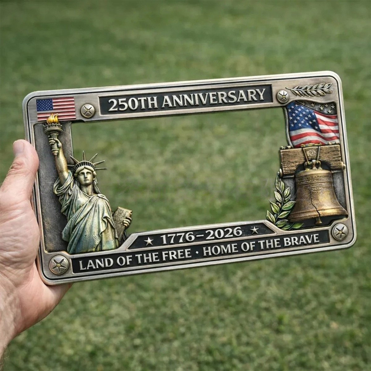 250th Anniversary Commemorative License Plate Frame, License Plate