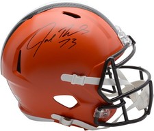 Joe Thomas Cleveland Browns Autographed Riddell Speed Replica Helmet