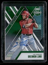 2017 Panini Elite Brennon Lund Autographs Status Die Cut Emerald #/25