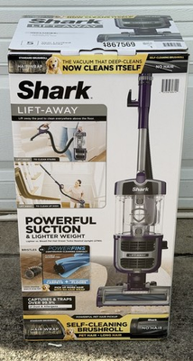 #ad Shark ZD201 Lift Away Upright Vacuum with Powerfins Self Cleaning Brushroll $187.90