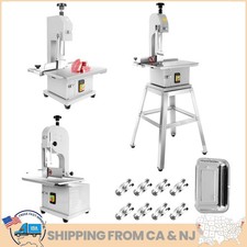 1000/1500/2500W Electric Frozen Bone  Meat Machine Bandsaw Bone Cutter 8 Blade