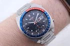Seiko Watch 6139-6005 Blue Pogue Pepsi Bezel Chronograph Working Vintage 1970s