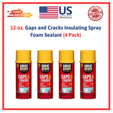 12 oz. Gaps and Cracks Insulating Spray Foam Sealant 4 Pack 