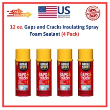 12 oz. Gaps and Cracks Insulating Spray Foam Sealant (4 Pack)