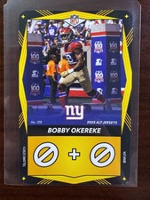 2025 Uno Elite Alt Jerseys Yellow - #128 Bobby Okereke - New York Giants