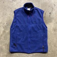 Vintage Patagonia Mens XL Synchilla Fleece Vest Blue Made in USA