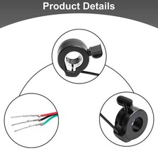 Easy Install Thumb Throttle 130X for All Types of For Electric Scooters