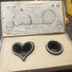 GRISWOLD NO. 2 PATTY MOLDS CAST IRON SET 1930s BOXED