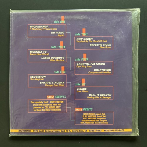 RAZORMAID! Prehistoric Vinyl Record Album Still Sealed Mint 3 X LP Colored Wax - Picture 2 of 2