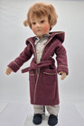 R John Wright 2PC 17.5" BEDTIME CHRISTOPHER ROBIN & POOH w/CAP LE 238/500 1999 — photo 2